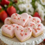 Heartfelt Strawberry Shortbread Cookies First Image First Image