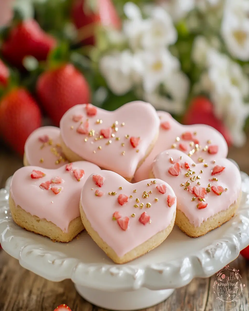 Heartfelt Strawberry Shortbread Cookies: Irresistibly Sweet Joy
