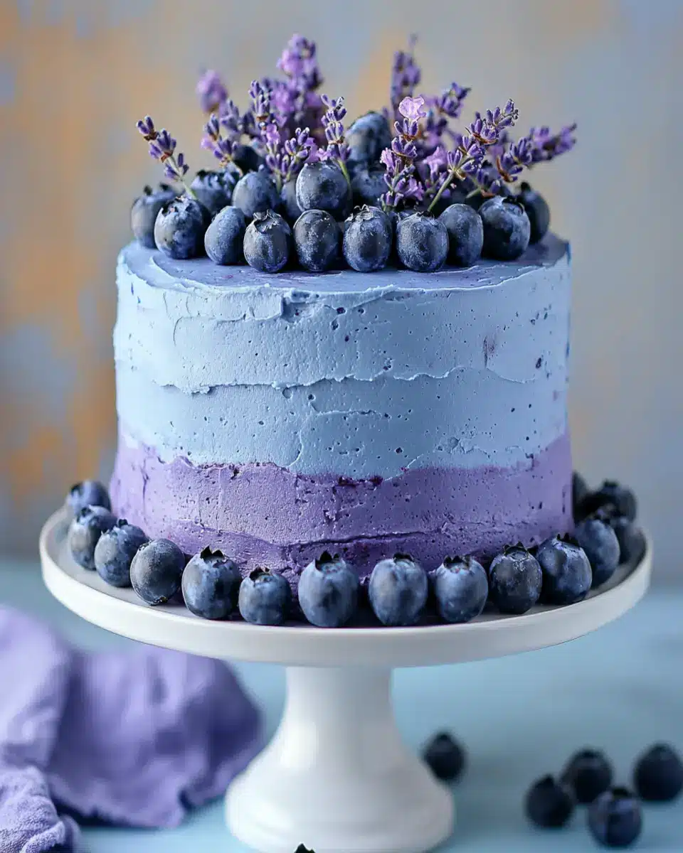 The Best Blueberry Velvet Cake: Irresistibly Moist Delight