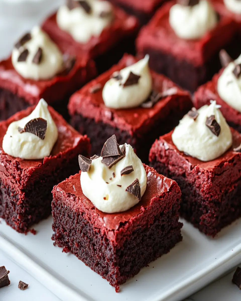 Fudgy Red Velvet Brownies: The Indulgent Treat You’ll Crave
