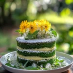 Dandelion and Nettle Cake First Image First Image