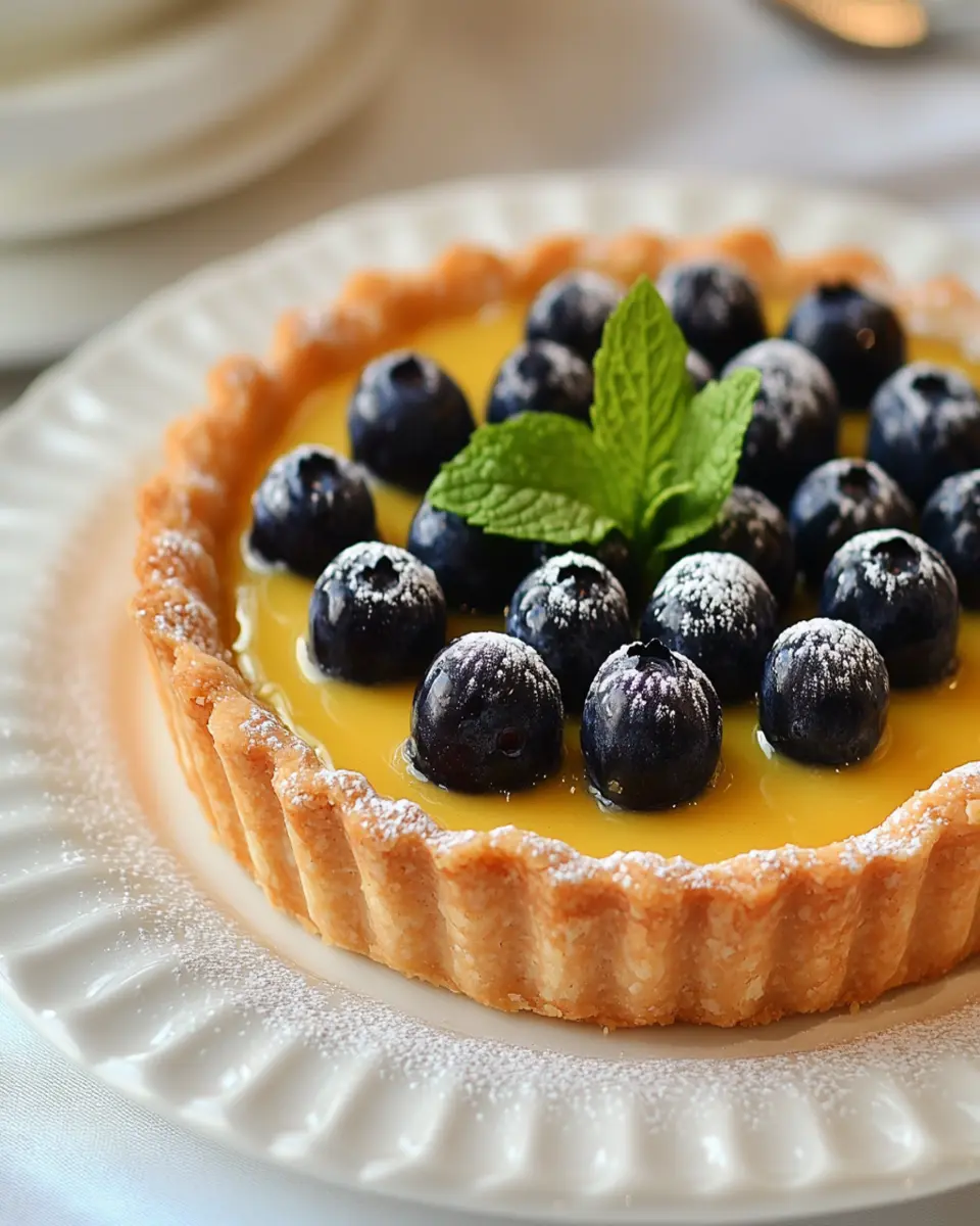 Blueberry Lemon Curd Tart: The Best Summer Indulgence