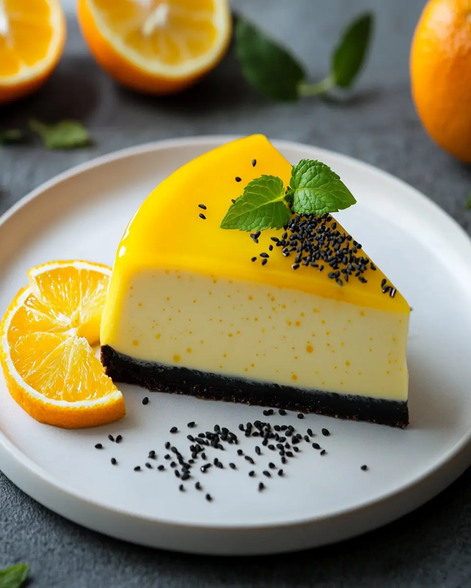 The Delightful Black Sesame Yuzu Cheesecake: Indulge Your Senses