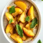 Peach Cobbler Chia Pudding First Image First Image