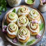 Cozy Matcha Cinnamon Rolls First Image First Image