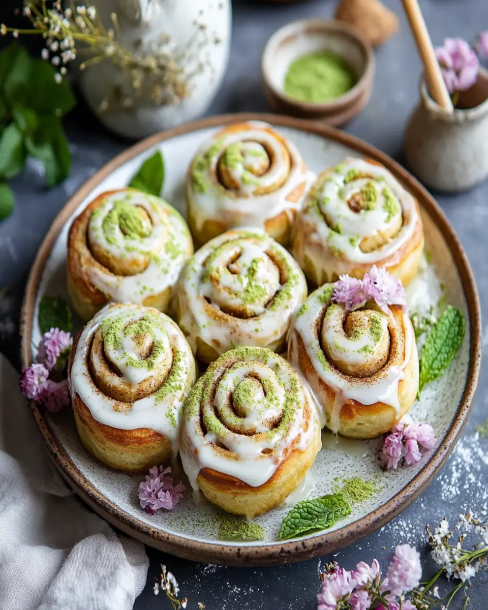 Cozy Matcha Cinnamon Rolls That Bring Comfort Home