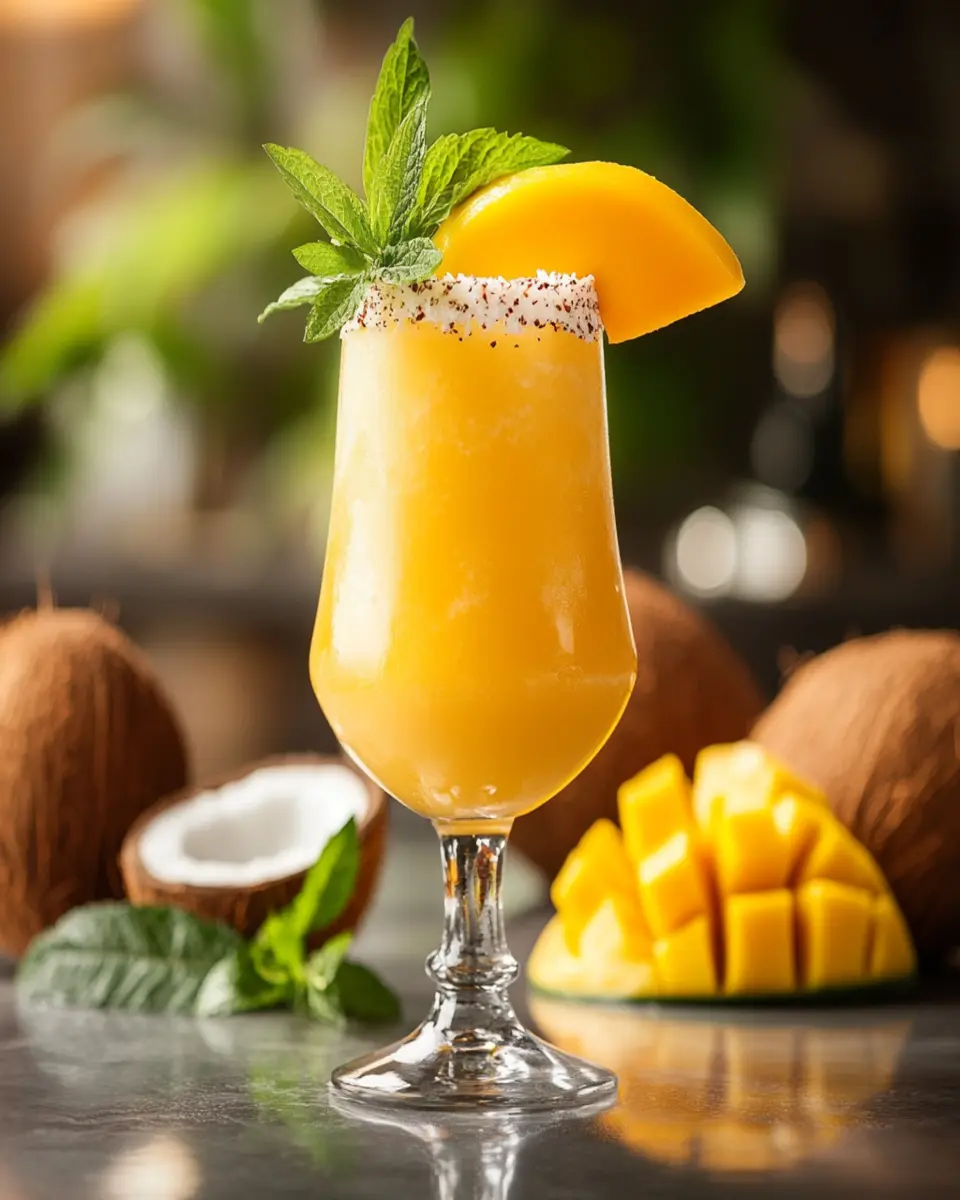 Mango Coconut Breeze: An Irresistibly Refreshing Tropical Treat