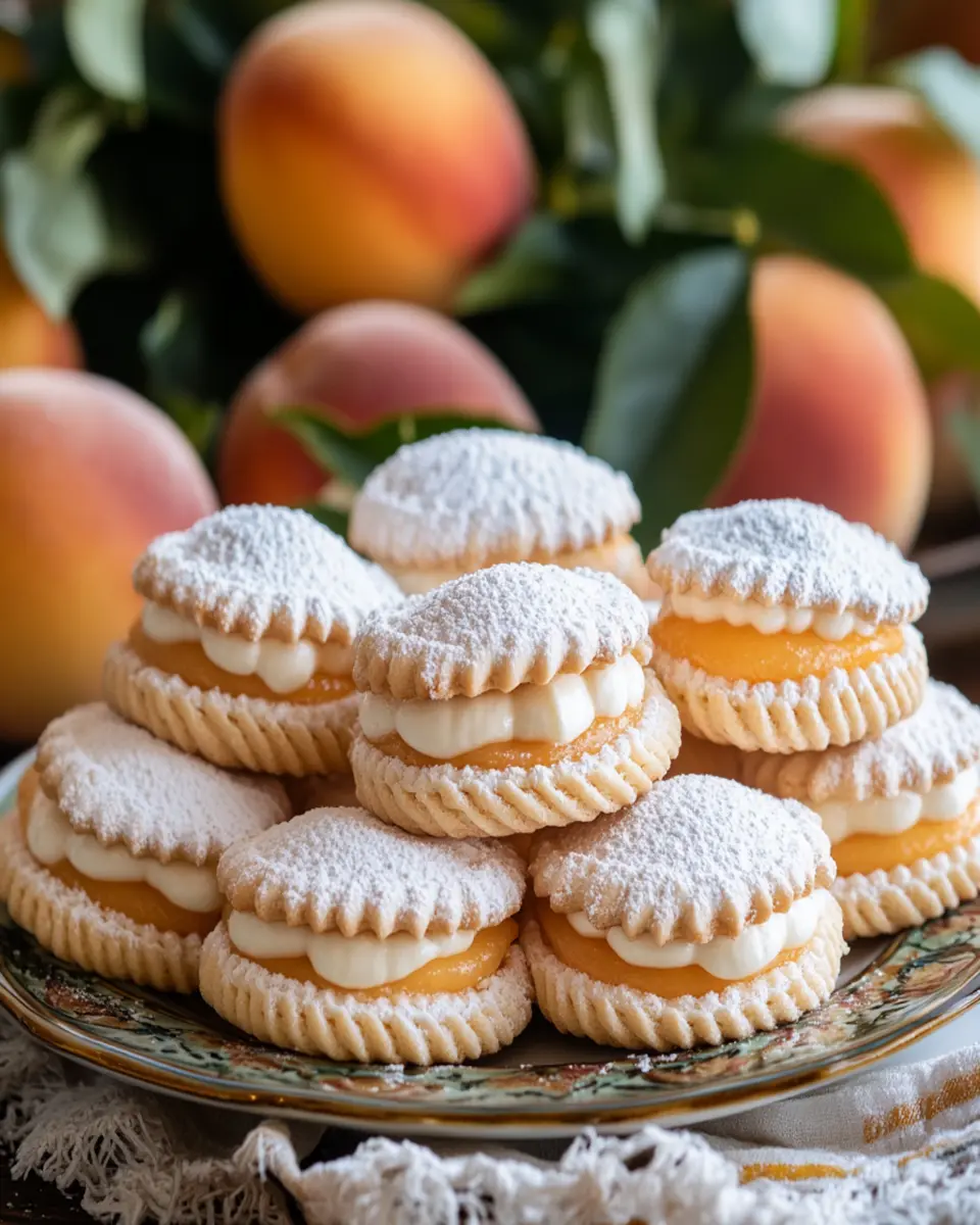 Italian Peach Cookies: Irresistibly Soft and Fruity Delights