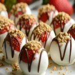 Easy Oven Strawberry Shortcake Truffles First Image First Image