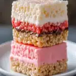 Neapolitan rice krispie treats First Image First Image