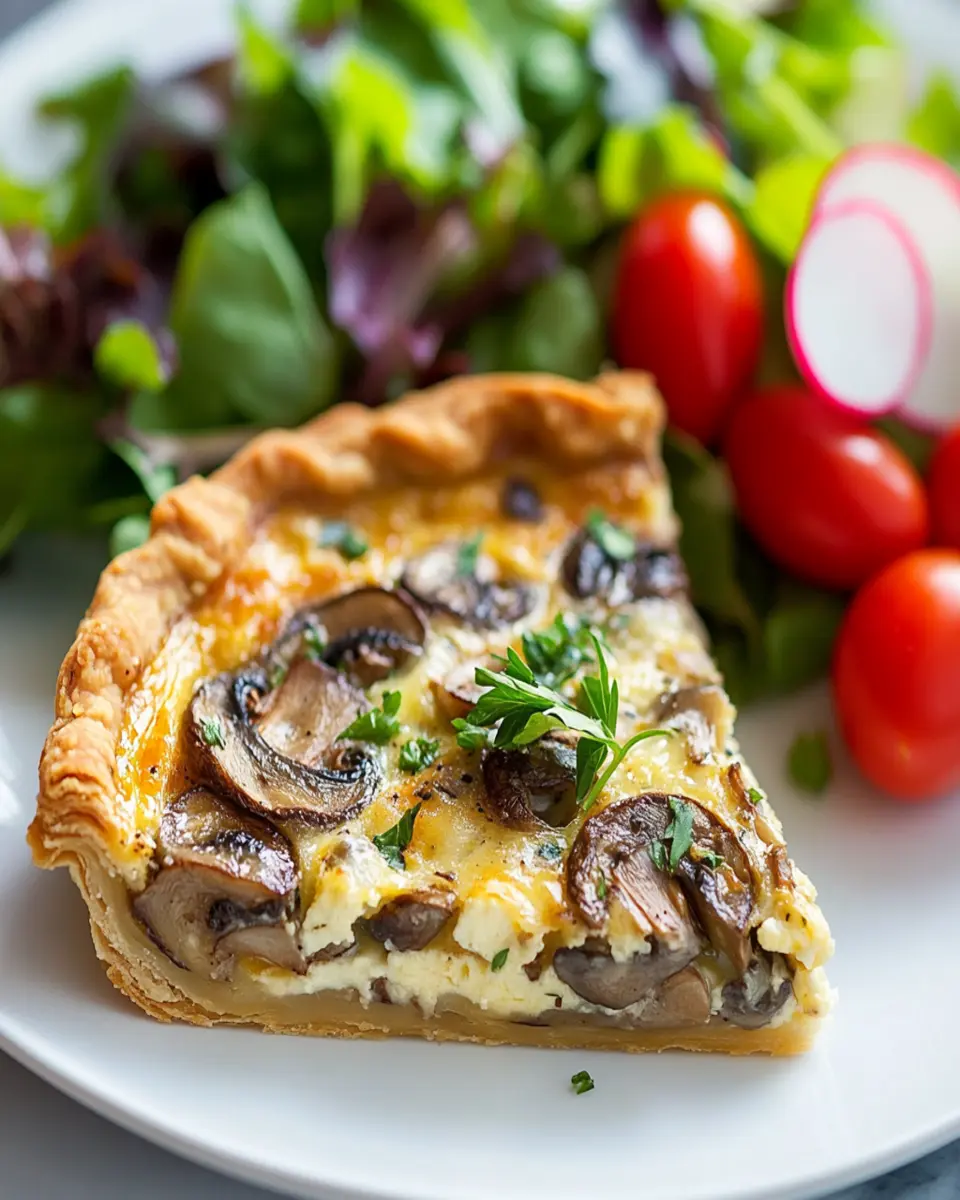 Delicious Mushroom Quiche: The Cozy, Comforting Classic