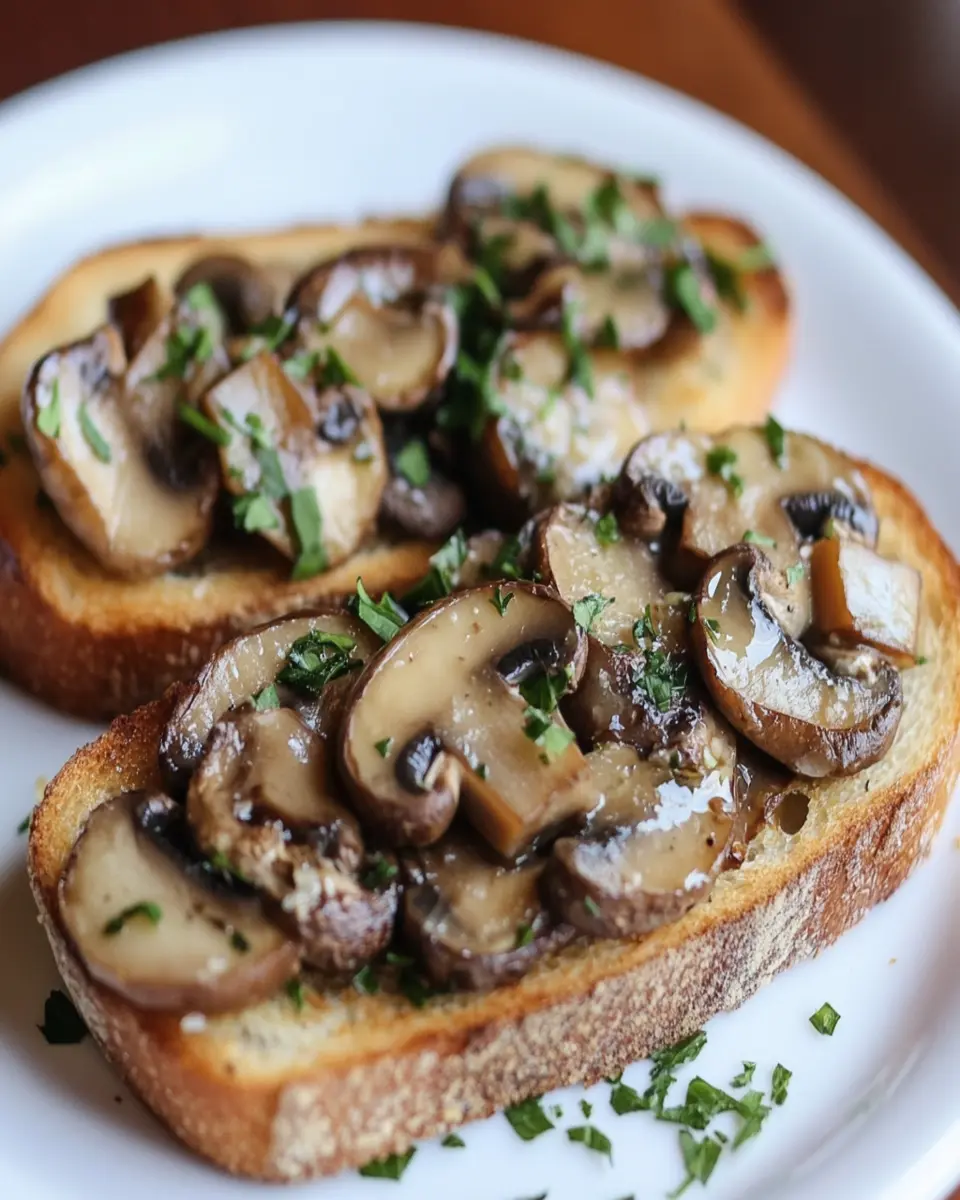 Garlic Swiss Mushrooms on Toast: Irresistibly Savory Delight