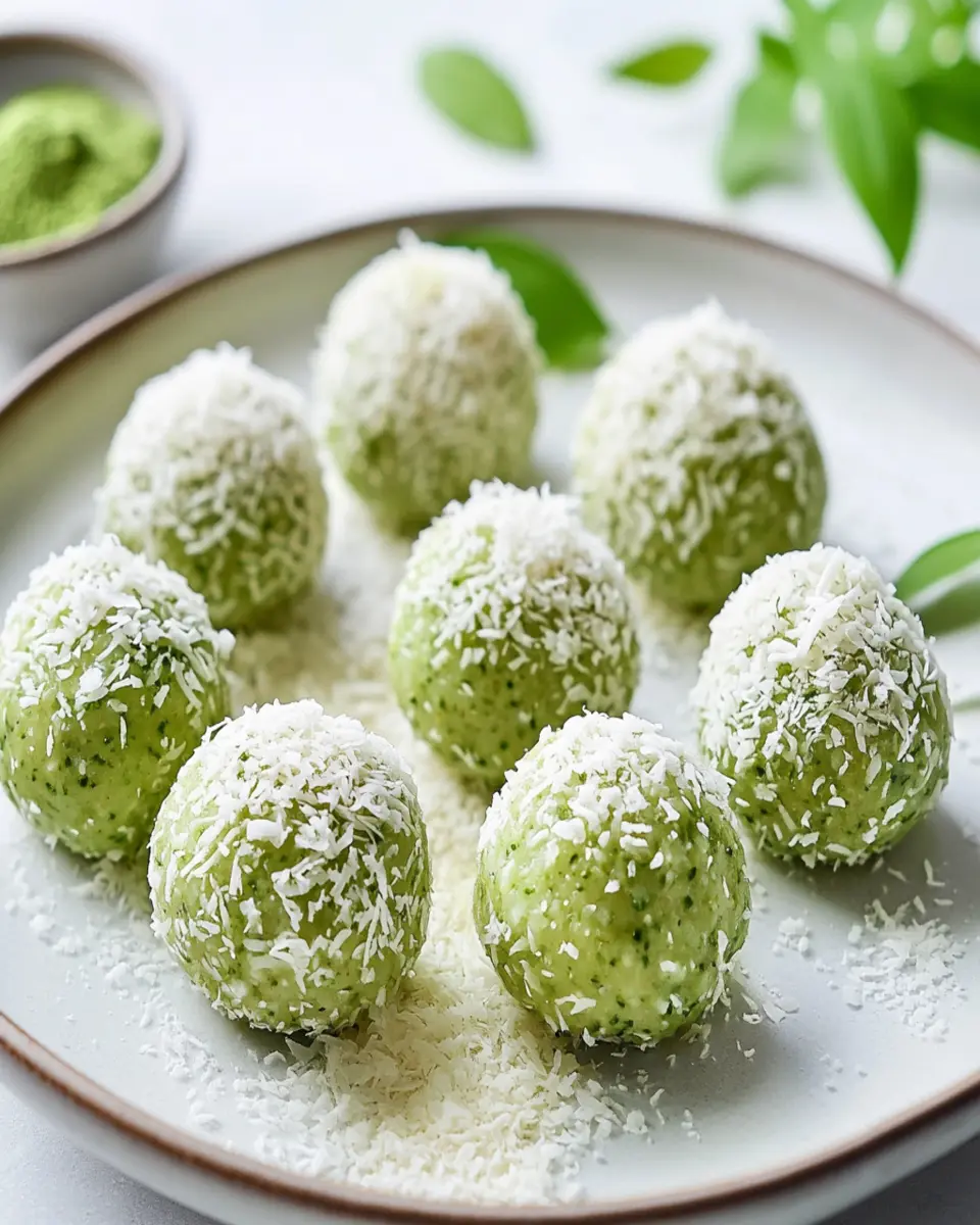 Matcha Coconut Balls: Irresistibly Healthy Treats for You!