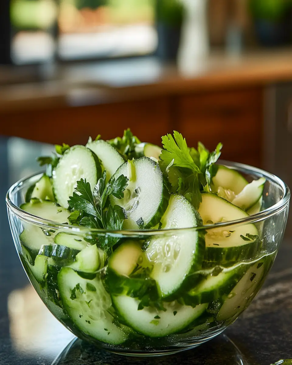 Simple Cucumber Celery Salad: Refreshingly Crisp & Easy!