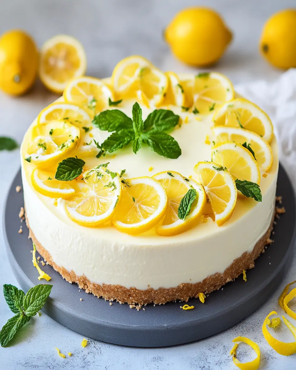 Keto No Bake Lemon Cheesecake: Irresistibly Creamy Delight