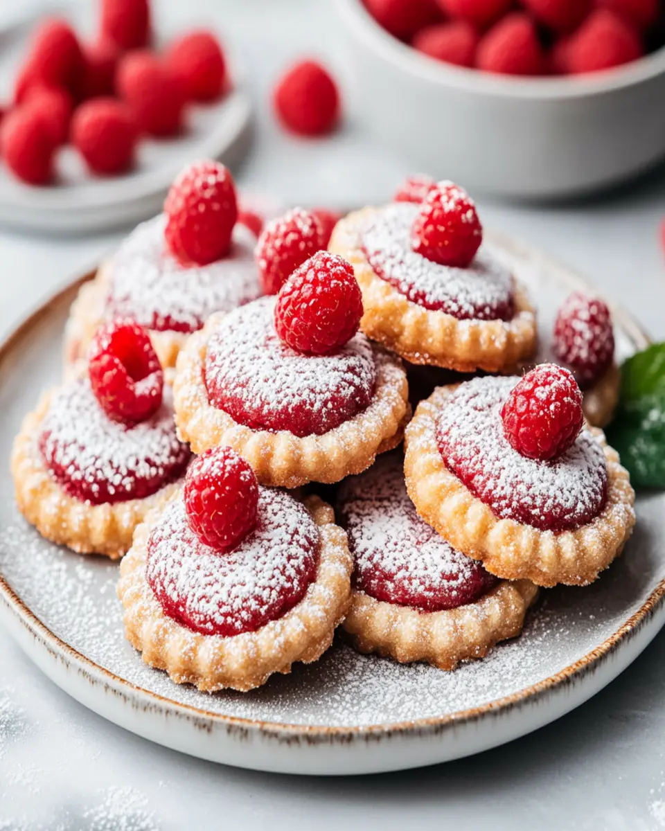 Raspberry Cookies That Melt in Your Mouth: A Sweet Delight