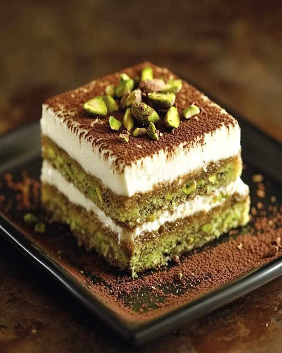 Pistachio Tiramisu: The Irresistibly Creamy Delight You’ve Craved