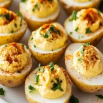 Easy egg sized deviled potatoes First Image First Image