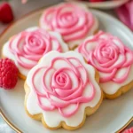 Raspberry Rose Cookies First Image First Image