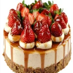 Biscoff strawberry cheesecake First Image First Image