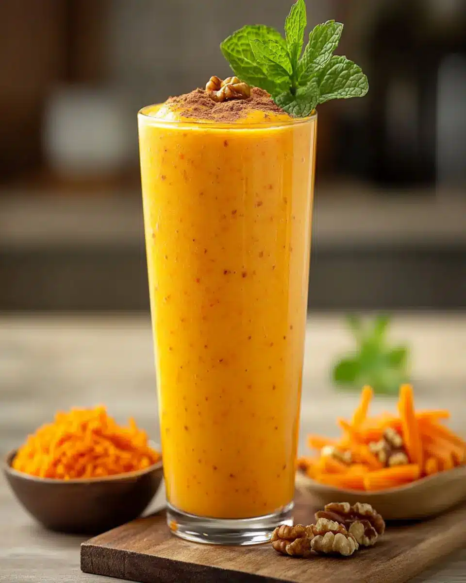Carrot Cake High Fiber Smoothie: A Deliciously Healthy Treat