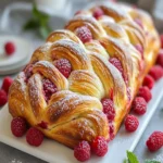 Raspberry Swirl Brioche Loaf First Image First Image