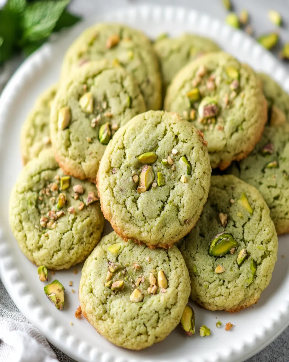 Soft and Chewy Pistachio Pudding Cookies You’ll Love