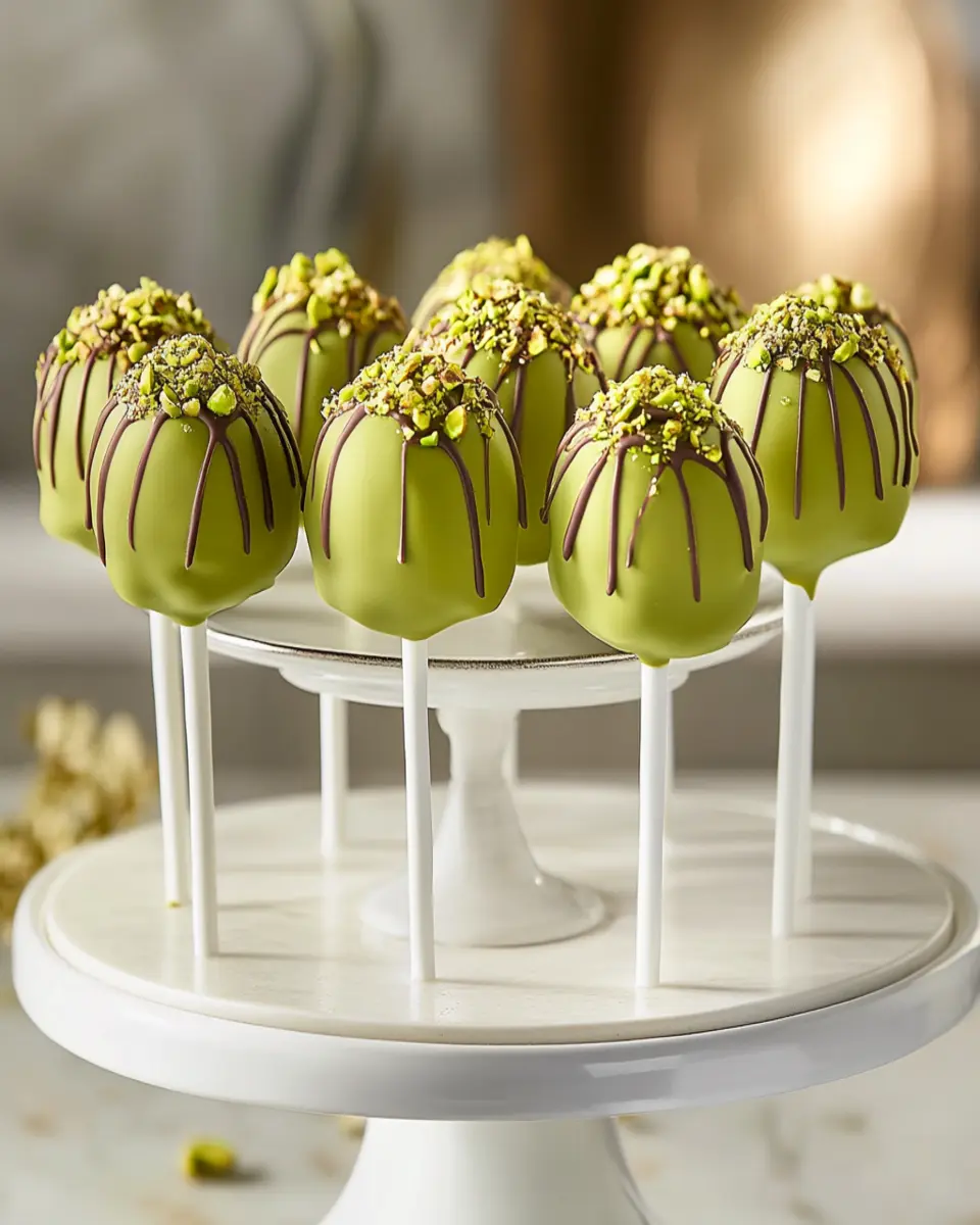 Protein Dessert Pistachio Cake Pops You’ll Crave Daily