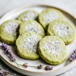 Perfect Matcha Lavender Sugar Cookies First Image First Image