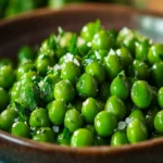 Simple & Flavorful Sautéed Green Peas First Image First Image