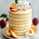 Jasmine Peach Vanilla Cake First Image First Image