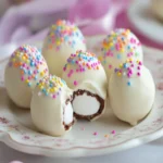 easter egg marshmallow creme truffles First Image First Image