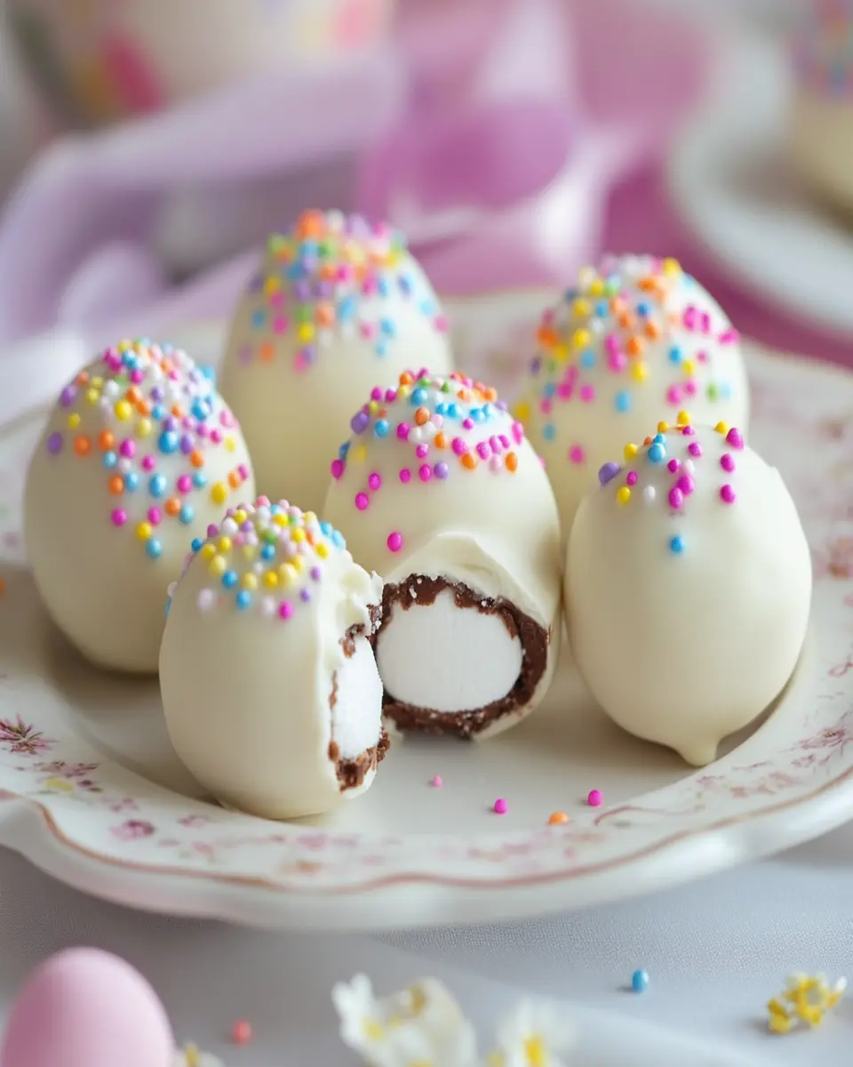 Easter Egg Marshmallow Creme Truffles: Irresistibly Creamy Treats