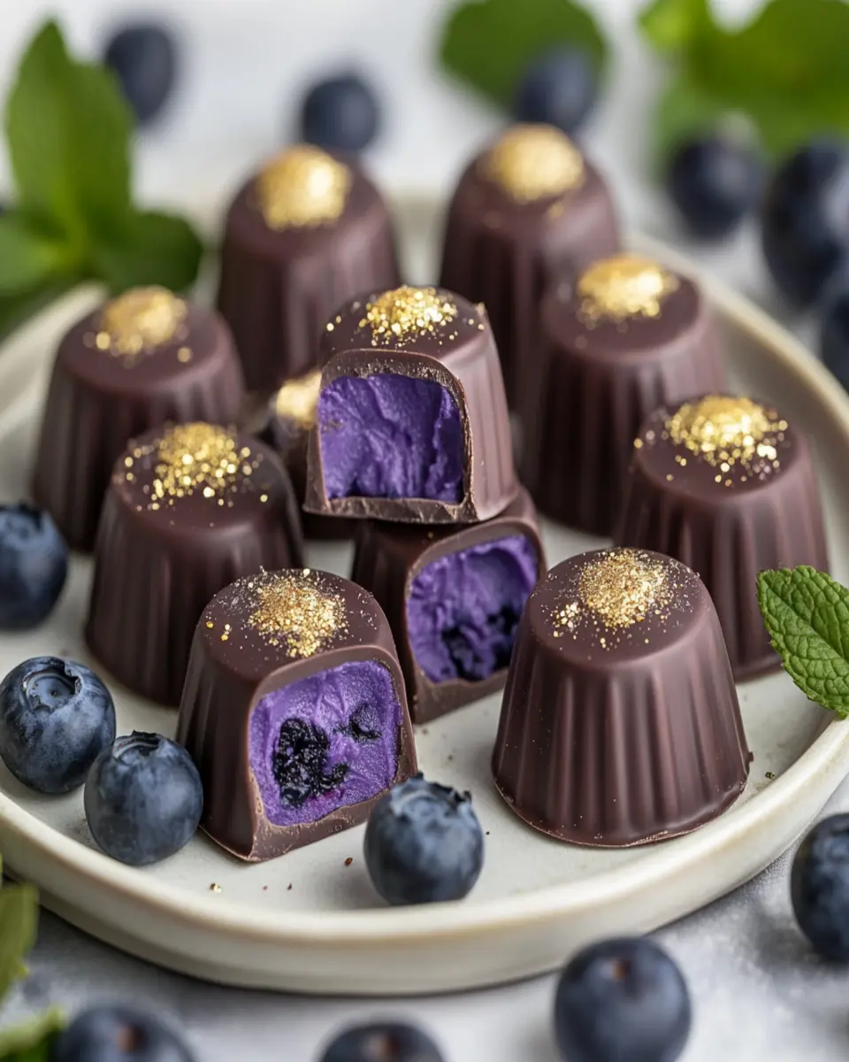 Blueberry Buttercream Chocolates: Irresistibly Sweet Delights