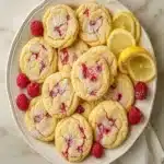The Best Lemon Raspberry Cookies First Image First Image