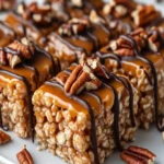 Caramel Turtle Rice Krispie Treats First Image First Image