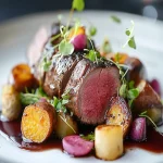 Venison Backstrap with Juniper Butter First Image First Image