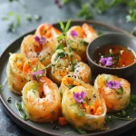 Quick & Delightful Crispy Rice Paper Pancakes First Image First Image