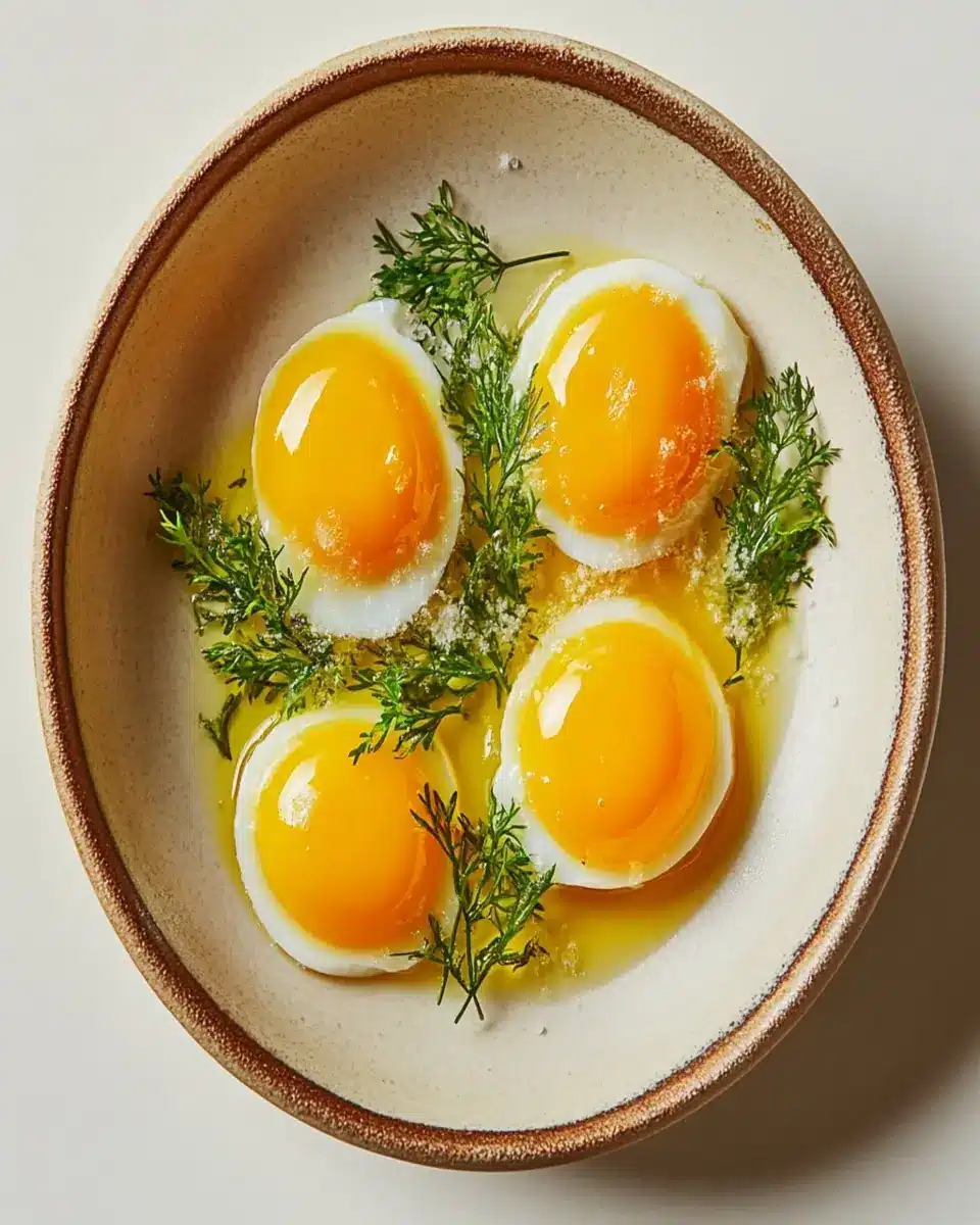 Egg Yolk Confit: Indulgent Flavor in Beef Tallow Bliss