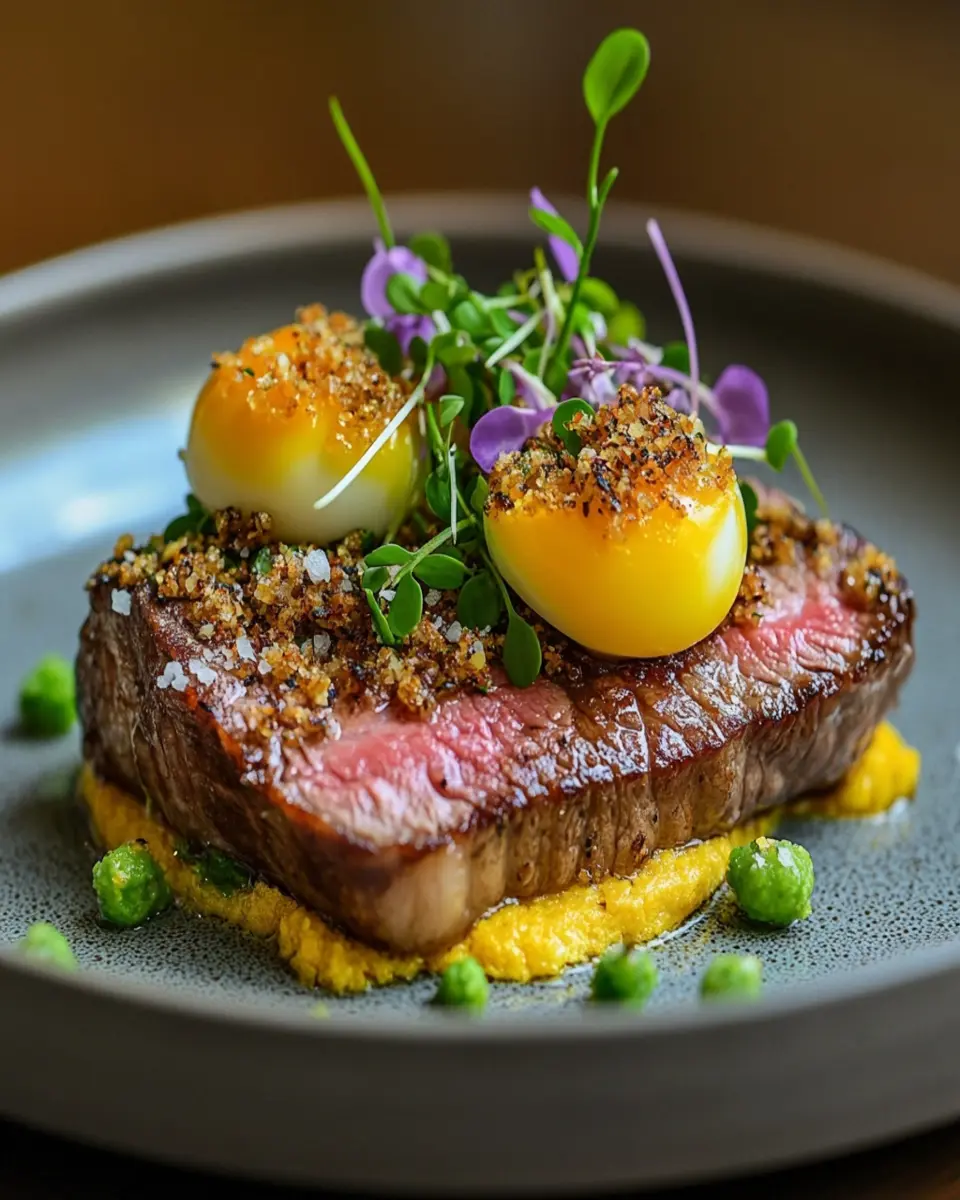 Salted Duck Egg Yolk Crumble: The Best Steak Topping Ever