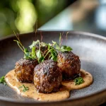 Beef Brain Fritters in Egg Batter First Image First Image