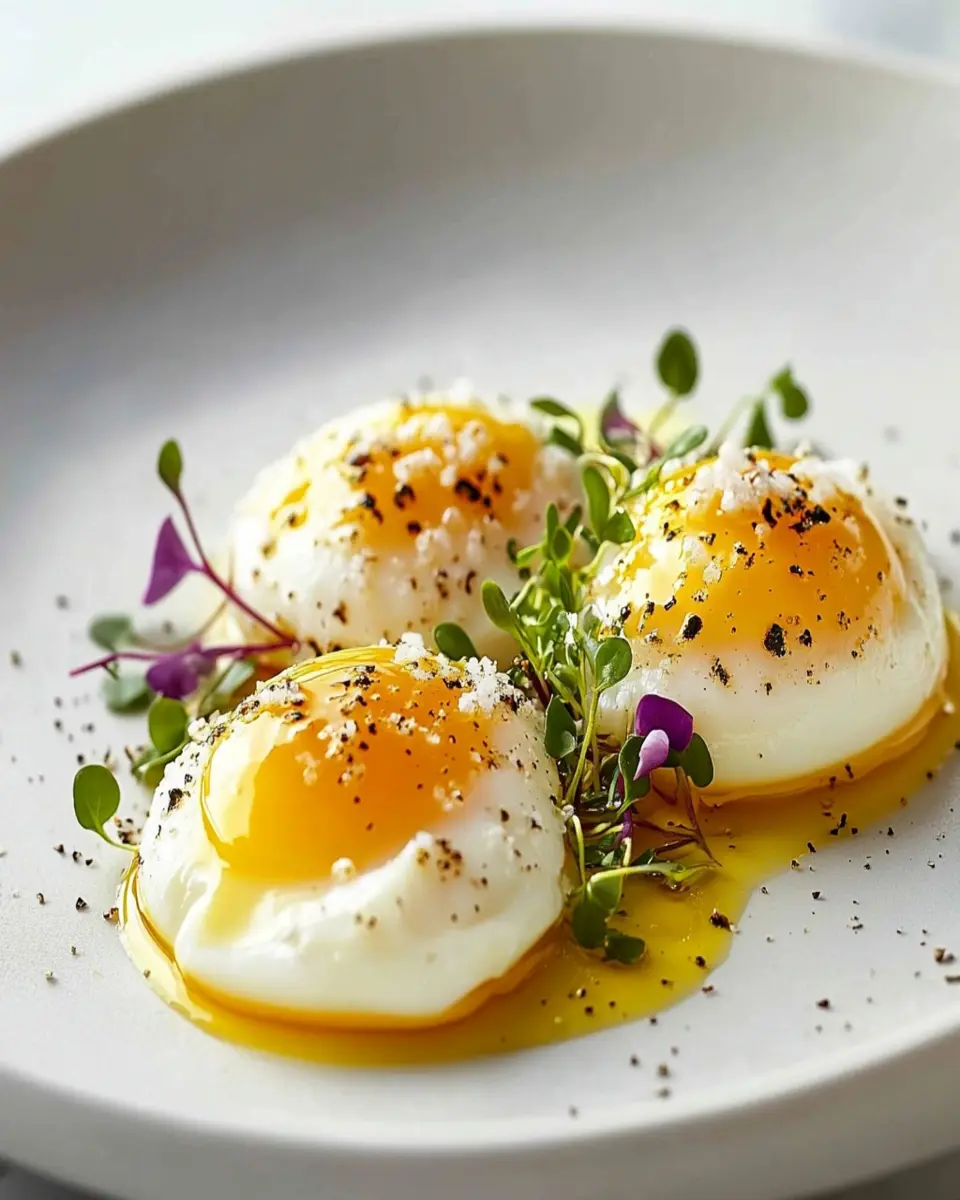 Sea Urchin Butter Over Poached Eggs: Irresistibly Decadent Brunch!