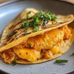Kimchi Cheddar Tortilla Eggs First Image First Image
