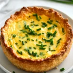 Keto Pie Crust with Tasty Cheddar and Chives First Image First Image