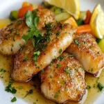 Cod Cheeks Pan-Fried in Duck Fat First Image First Image