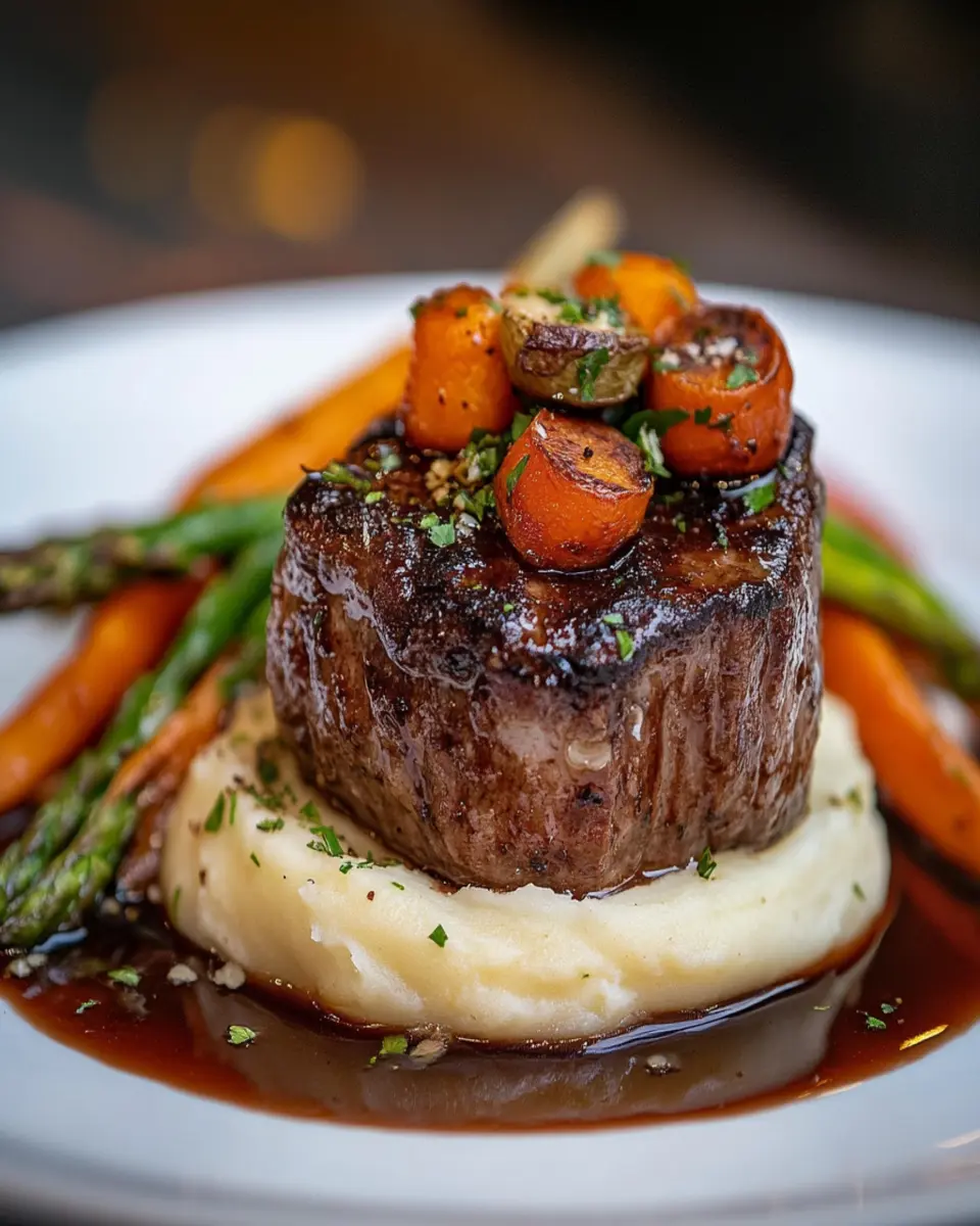 Bison Chuck Eye Roll, Low and Slow: Juicy Comfort on a Plate