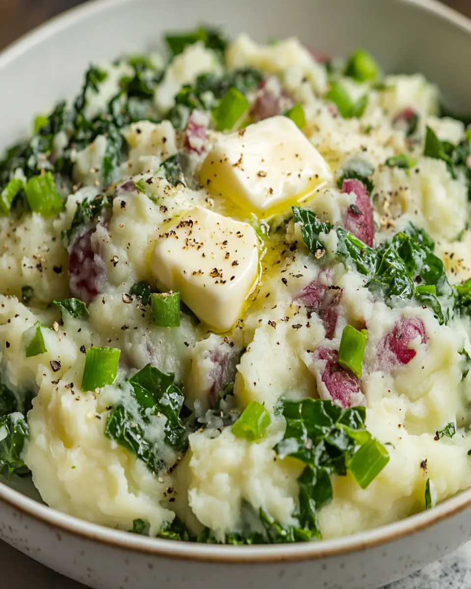 Irish Colcannon With Red Potatoes: Comforting, Creamy Bliss!