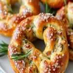 Divine Rosemary Pretzels Bursting with Gooey Mozzarella Delight First Image First Image