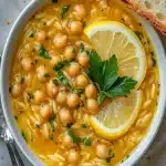 Lemon Chickpea Orzo Soup First Image First Image