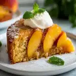 Brown Sugar Peach Cake First Image First Image